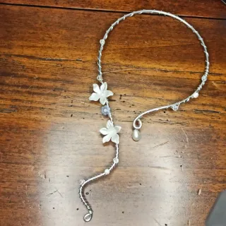 Collana rigida fairy in alluminio