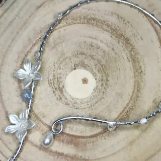 Collana rigida fairy in alluminio