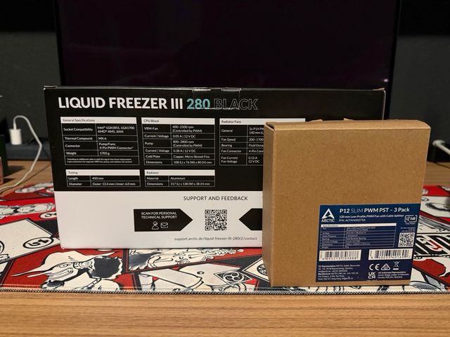 Arctic Liquid Freezer III 280 Negro