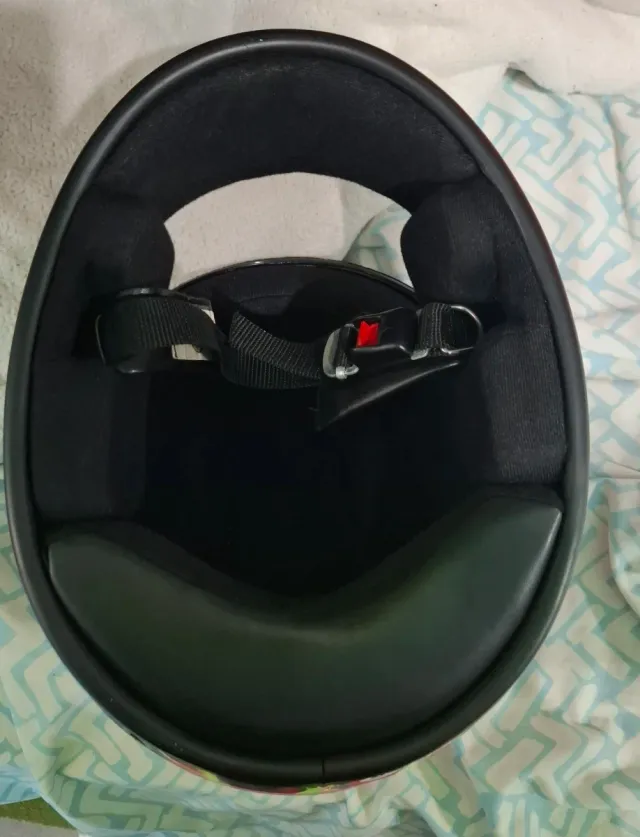 Casco Moto Integrale XXL Rosso/Argento