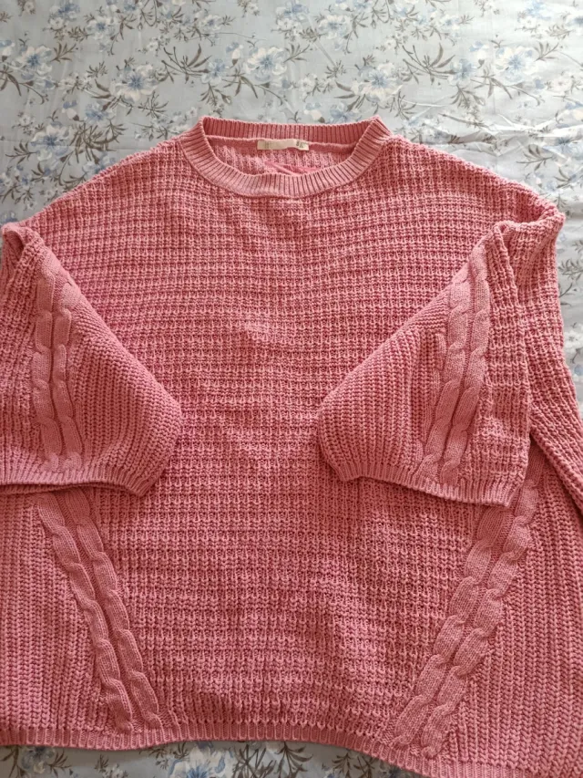 Jersey rosa tejido talla única