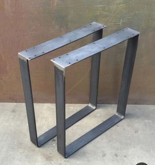 Patas de mesa de hierro negras