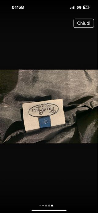 Giubbotto in pelle nero