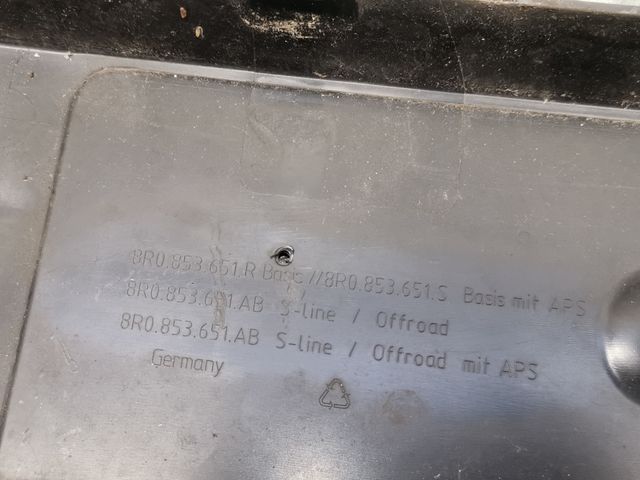 REJILLA DELANTERA AUDI Q5 (8R)