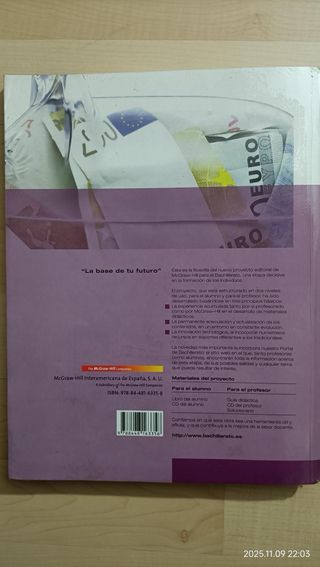 ECONOMIA. 1. BACHILLERATO. PROYECTO SEDNA