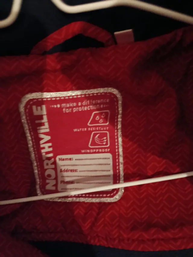 Chaqueta NORTHVILLE Mujer Azul/Rojo