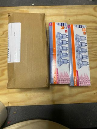 Faretti LED da incasso argentati