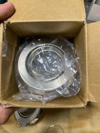 Faretti LED da incasso argentati