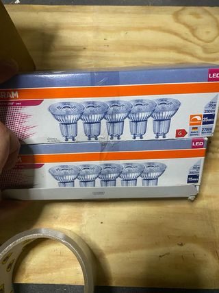 Faretti LED da incasso argentati