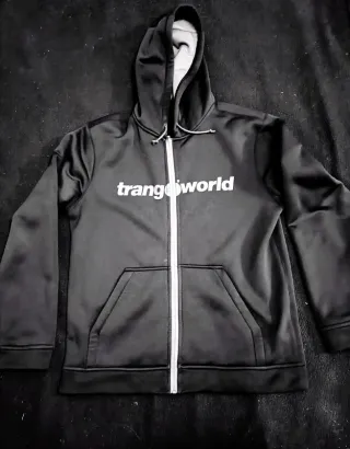 Sudadera Trango World cremallera negra
