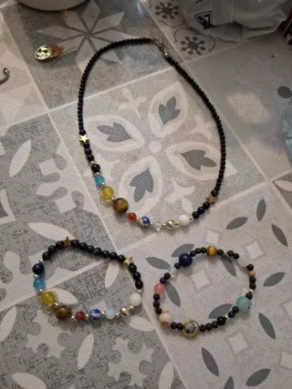 Collar y pulseras sistema solar