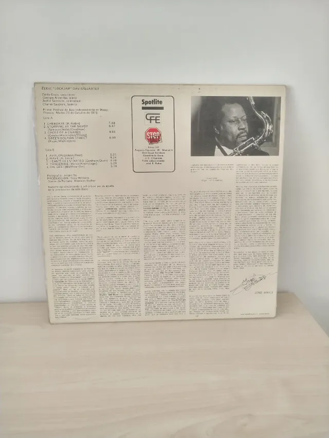 Vinilo Eddie Davis - Live at Massy 1975