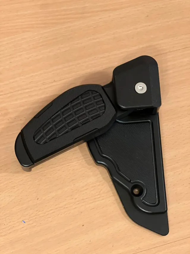 Reposapiés Vespa Trasero Negro