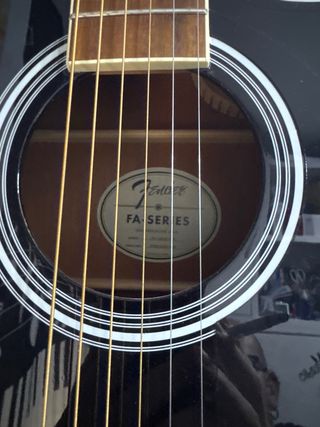 Guitarra Acústica Fender FA-125CE Negra