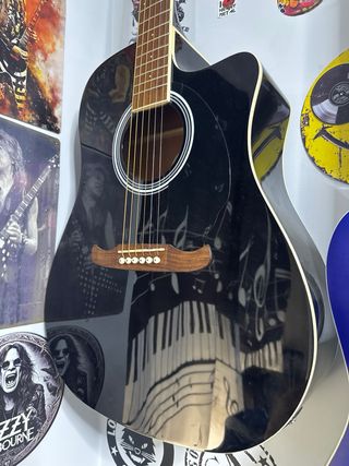 Guitarra Acústica Fender FA-125CE Negra