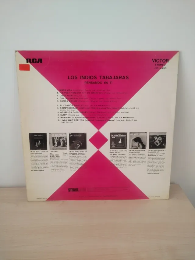 Vinilo Los Indios Tabajaras - The Very Thought of
