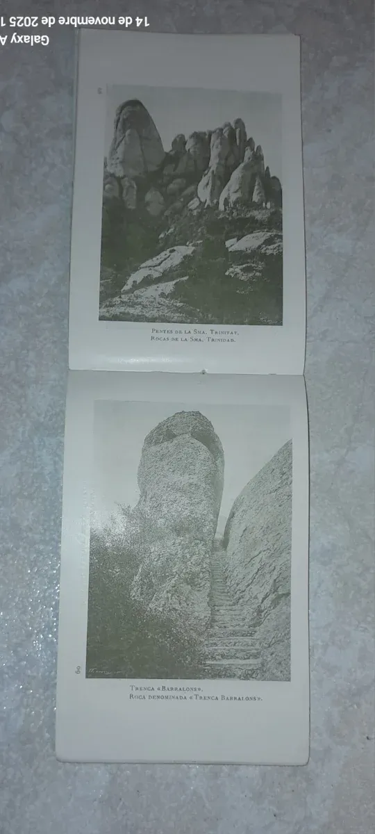 Postales Funicular Montserrat LOTE DE 4 LIBRILLOS