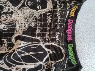 Jersey Desigual Negro Multicolor