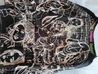 Jersey Desigual Negro Multicolor