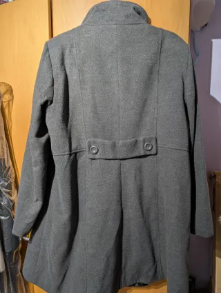 Abrigo paño gris talla 48 sin estrenar