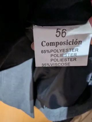 Abrigo paño gris talla 48 sin estrenar