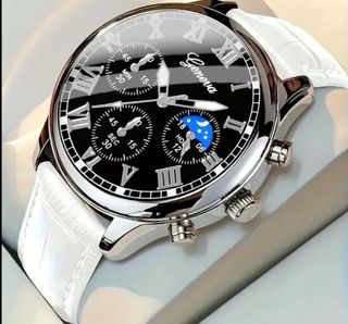 Reloj Geneva Negro y Blanco