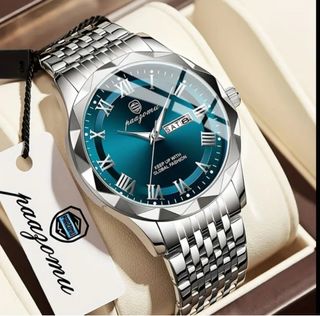 Reloj Paazomu Plata y Azul