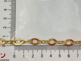 cadena oro 18k 22cm