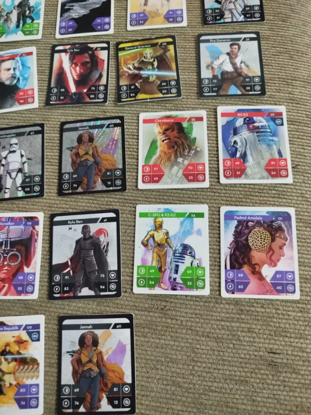 Cartões Star Wars Coleção