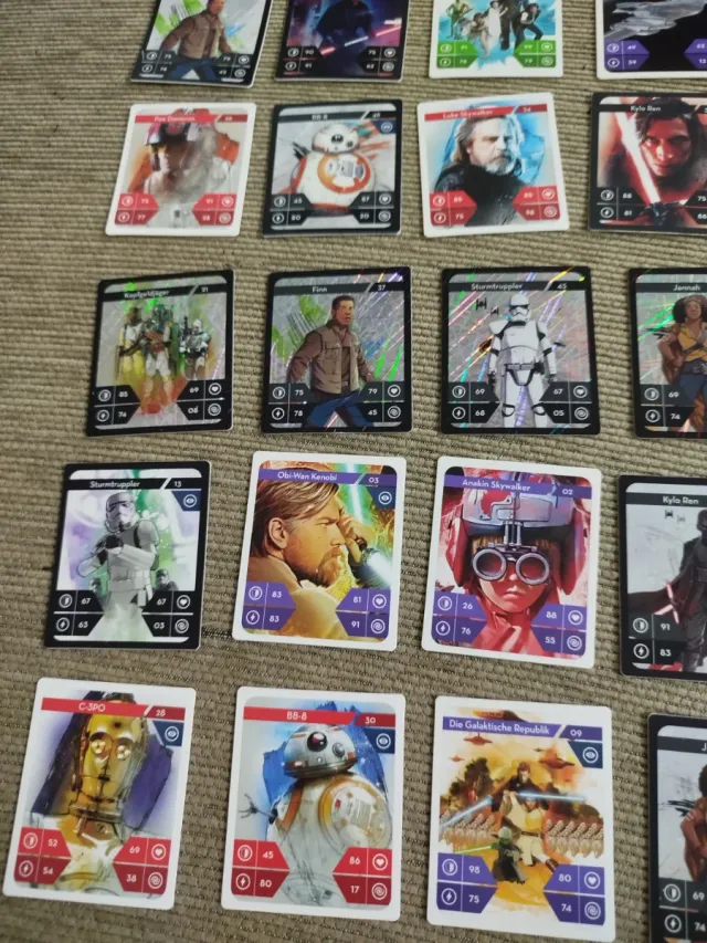 Cartões Star Wars Coleção