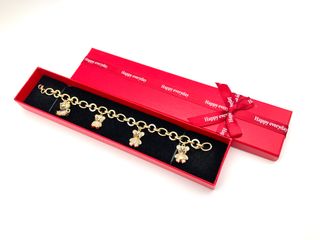 pulsera oro 18k con circonita