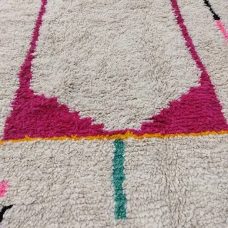 Alfombra de lana multicolor