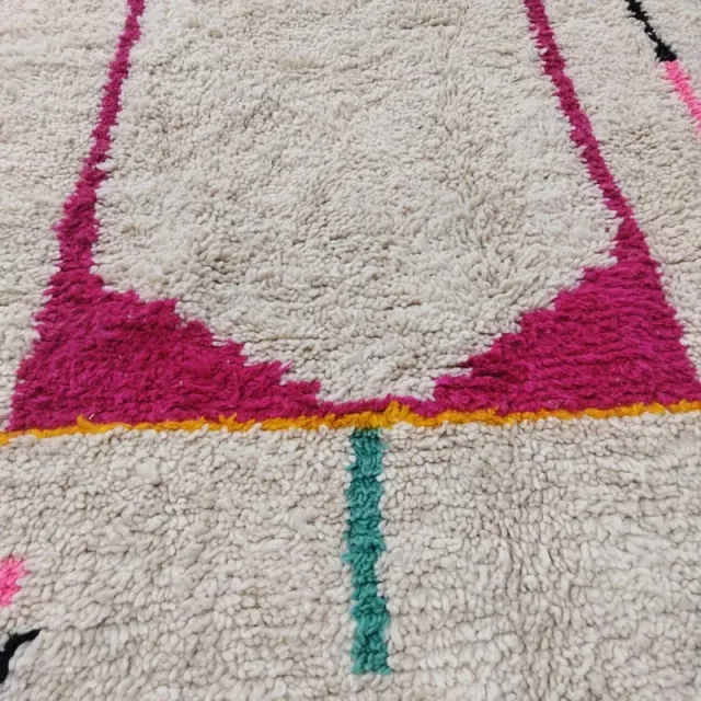 Alfombra de lana multicolor