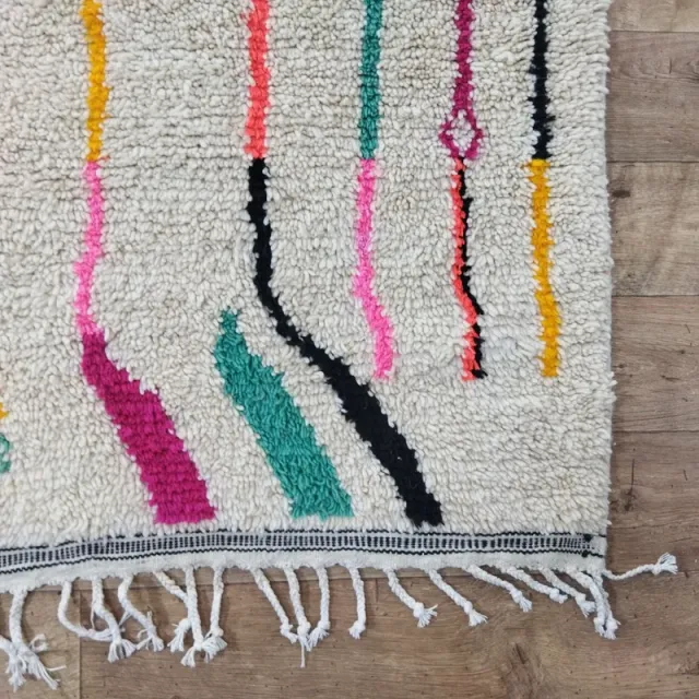 Alfombra de lana multicolor