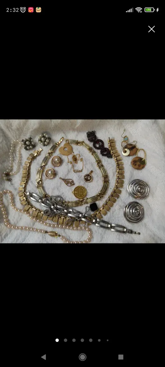 Lote bisutería antigua