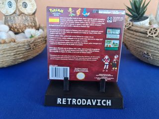 Caja Pokémon Edición Rubí Game Boy Advance