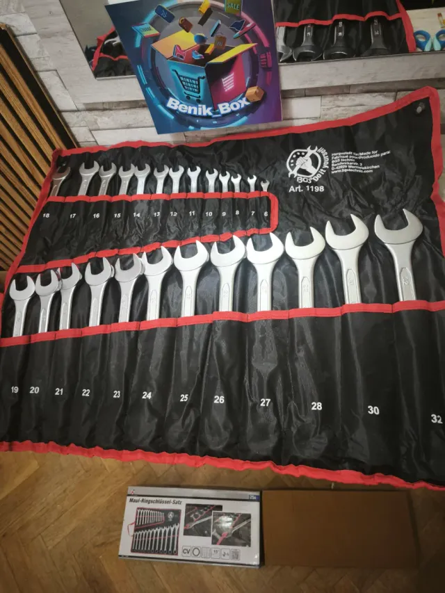 Juego de llaves combinadas 25 piezas BGS Diy 1198