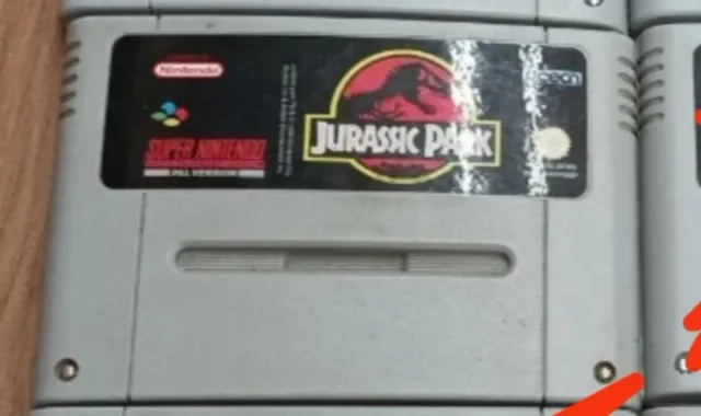 Cartuccia Super Nintendo Jurassic Park