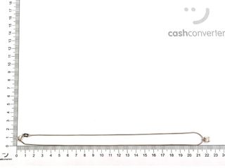cadena oro 18k con piedra con diamante 21cm