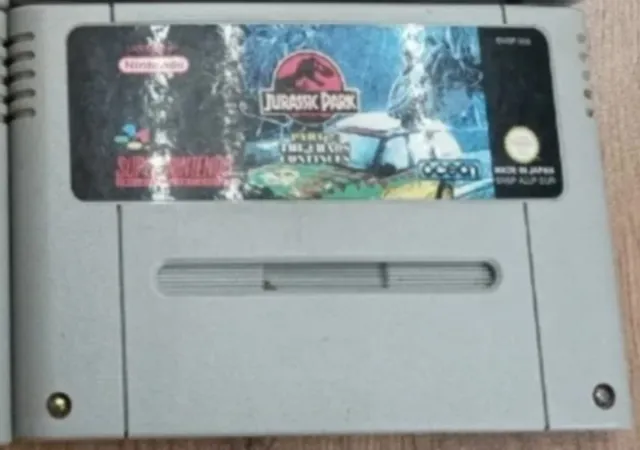 Cartuccia Super Nintendo Jurassic Park parte 2