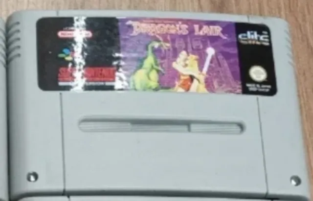 Cartuccia Super Nintendo Dragon's Lair