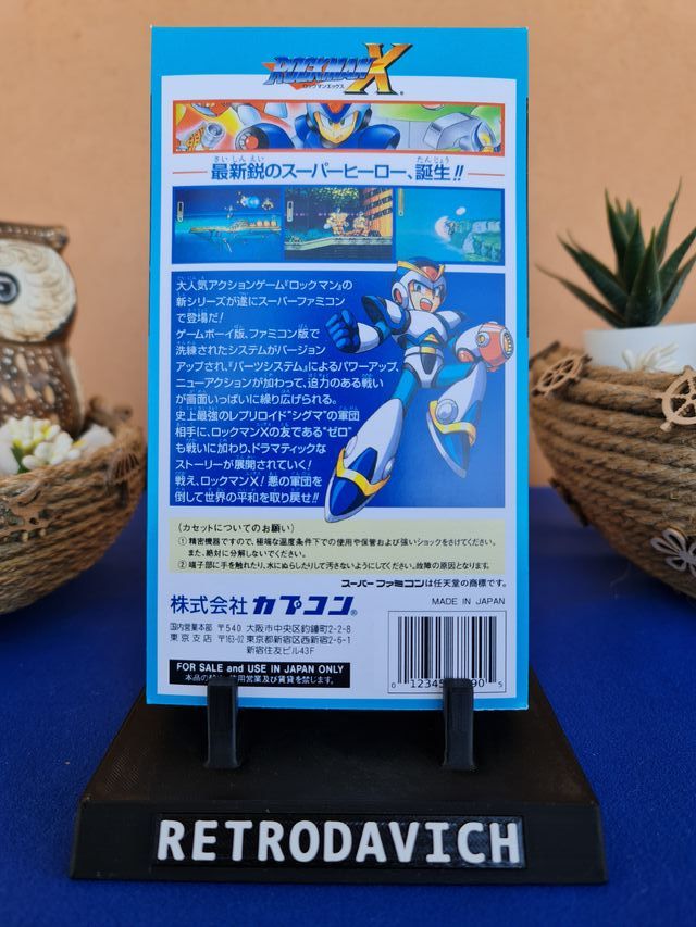 Scatola di ricambio Rockman X Super Famicom