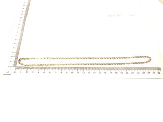 cadena oro 18k 25cm