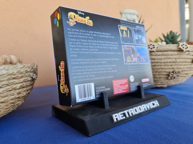 Caja Reemplazo Pinocho SNES