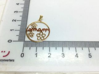colgante oro 18k