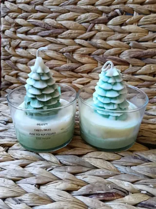 Velas Navideñas Árbol de Navidad Set 2