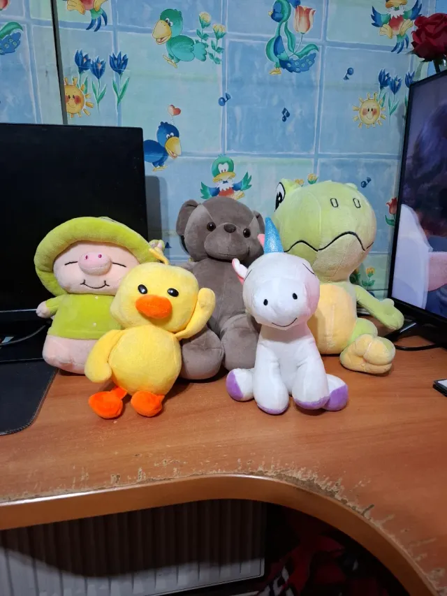 Lote de animales de peluche