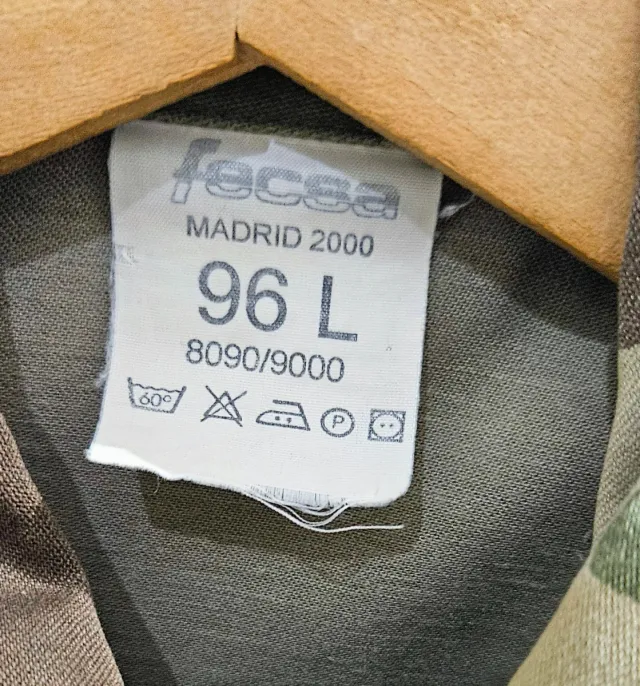 Chaqueta Militar Camuflaje Talla L
