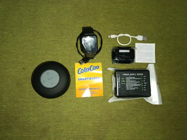 PACK: Altavoz, Smarwatch, Auriculares y PC Tester.