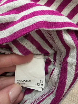 Coppia abiti mamma e figlia a righe